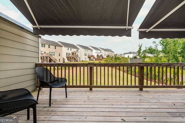 996 Layton Dr, Buford, GA 30518 - deck featuring a residential view