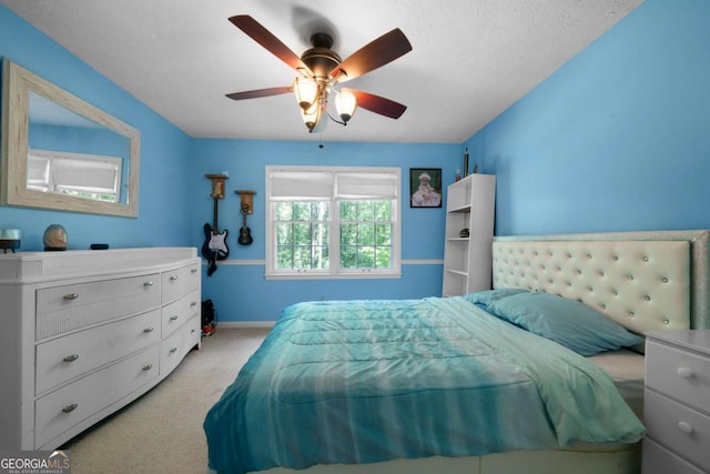 1769 Milford Creek Cts SW, Marietta, GA 30008 - bedroom featuring light colored carpet and ceiling fan