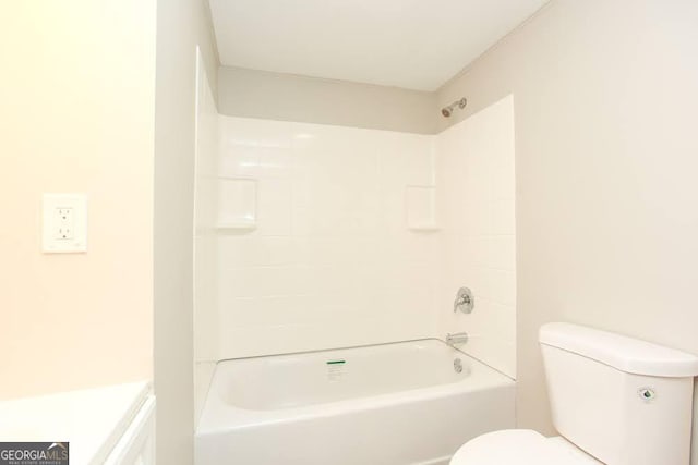 272 Old Sudie Rd, Hiram, GA 30141 - full bathroom with toilet and shower / washtub combination