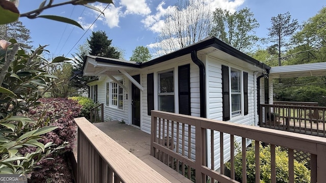 272 Old Sudie Rd, Hiram, GA 30141 - view of home's exterior with a deck