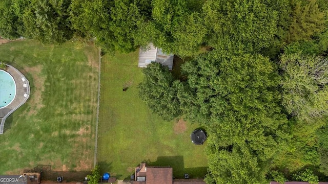 1277 Abrams Rd SE, Silver Creek, GA 30173 - aerial view of property's location featuring a pool