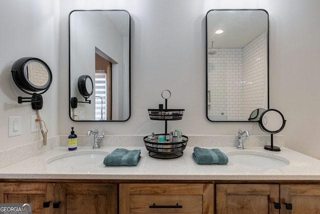 724 Bertha Willis Rd, Carlton, GA 30627 - bathroom featuring double vanity