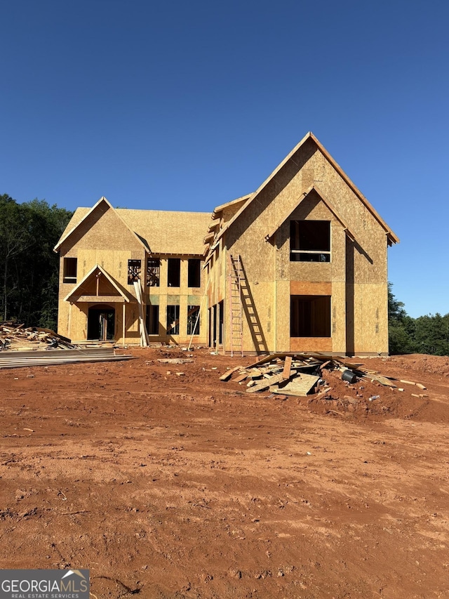 407 Thunder Rd, Buford, GA 30518 - unfinished property featuring stucco siding