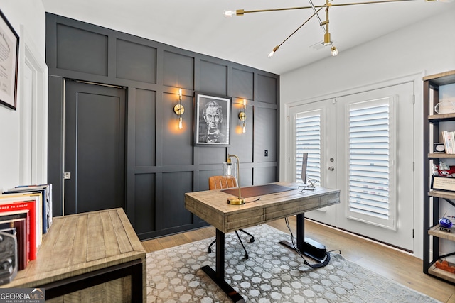 229 Widener Way, Peachtree City, GA 30269 - office space featuring a decorative wall and light wood-type flooring
