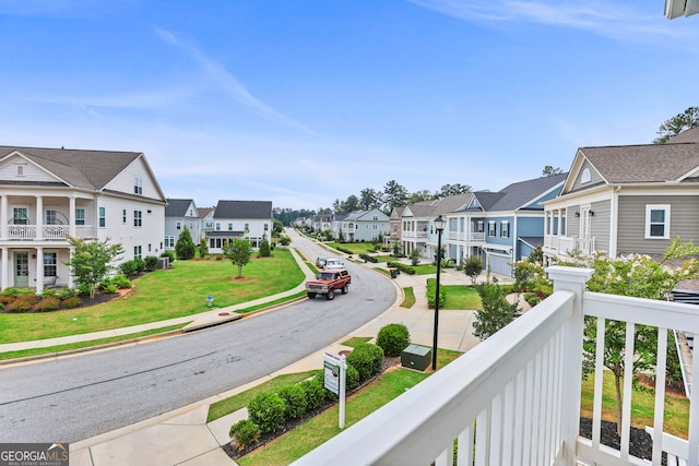 229 Widener Way, Peachtree City, GA 30269 - view of asphalt street with a residential view, sidewalks, and curbs