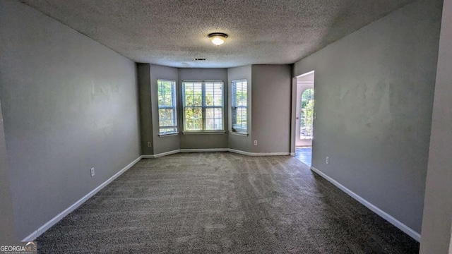 3881 Micah Ln, Ellenwood, GA 30294 - carpeted empty room with a textured ceiling and baseboards