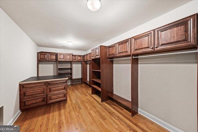 1323 Frey Lake Ct NW, Kennesaw, GA 30144 - spacious closet featuring light wood-type flooring