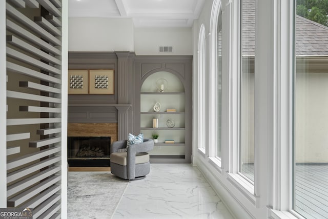 10630 N Edgewater Pl, Johns Creek, GA 30097 - sunroom / solarium with beamed ceiling