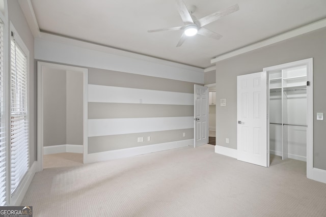10630 N Edgewater Pl, Johns Creek, GA 30097 - unfurnished bedroom with carpet flooring, baseboards, a spacious closet, and a closet