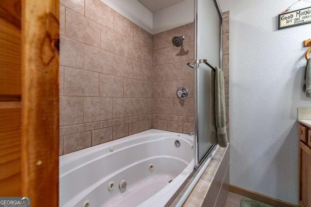 284 Summit Way Unit 19, Blairsville, GA 30512 - bathroom featuring vanity and baseboards
