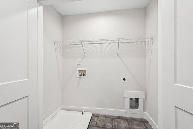 1158 Welch St SW, Atlanta, GA 30310 - laundry area featuring gas dryer hookup, washer hookup, electric dryer hookup, and a fireplace