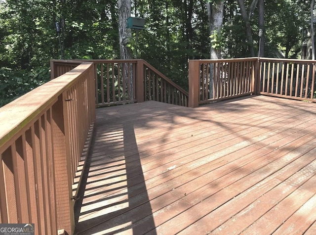 2674 Misty Rock Cv, Dacula, GA 30019 - view of wooden deck