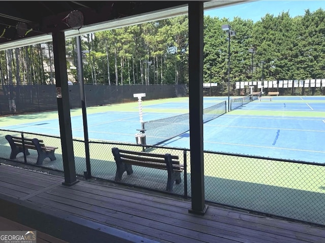2674 Misty Rock Cv, Dacula, GA 30019 - view of tennis court