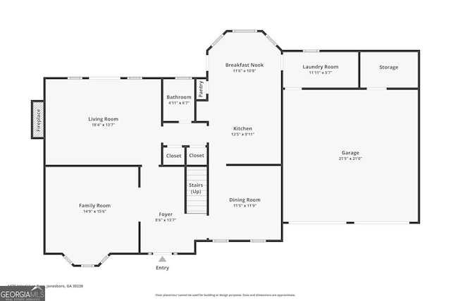 1478 Interlaken Pass, Jonesboro, GA 30238 - view of room layout
