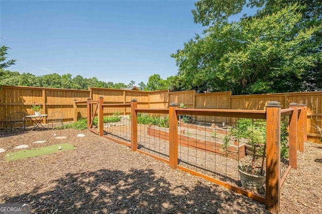 2304 Mitford Ct, Dacula, GA 30019 - gate with a vegetable garden and a fenced backyard