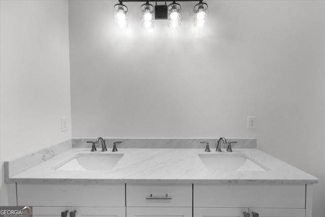 225 Laurel Place Dr, Cornelia, GA 30531 - bathroom featuring double vanity
