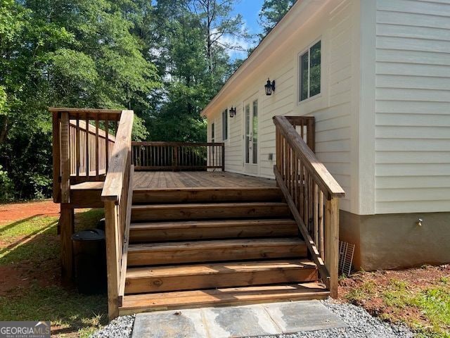 1757 Pineview Rd, Griffin, GA 30223 - wooden terrace featuring stairway