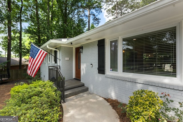 2164 Medfield Trl, Atlanta, GA 30345 - property entrance with brick siding