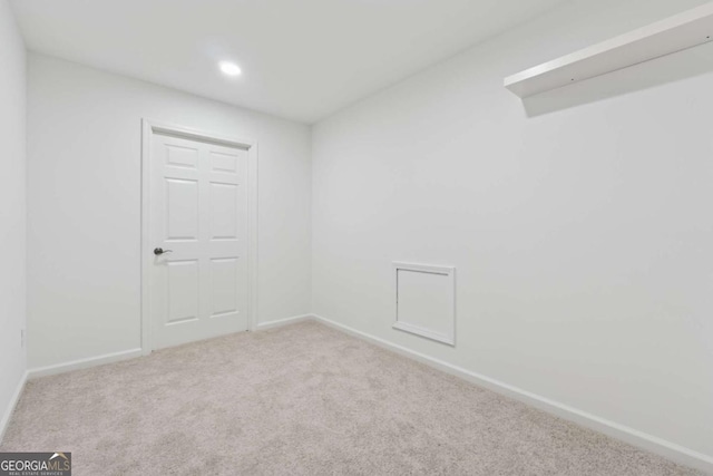 550 Mae Ln, Alpharetta, GA 30004 - carpeted empty room featuring baseboards and recessed lighting