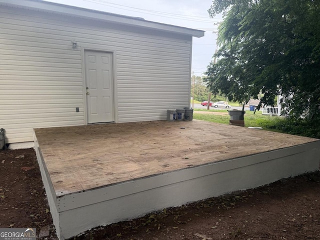 1300 Murphy Ave, Lagrange, GA 30240 - view of wooden terrace