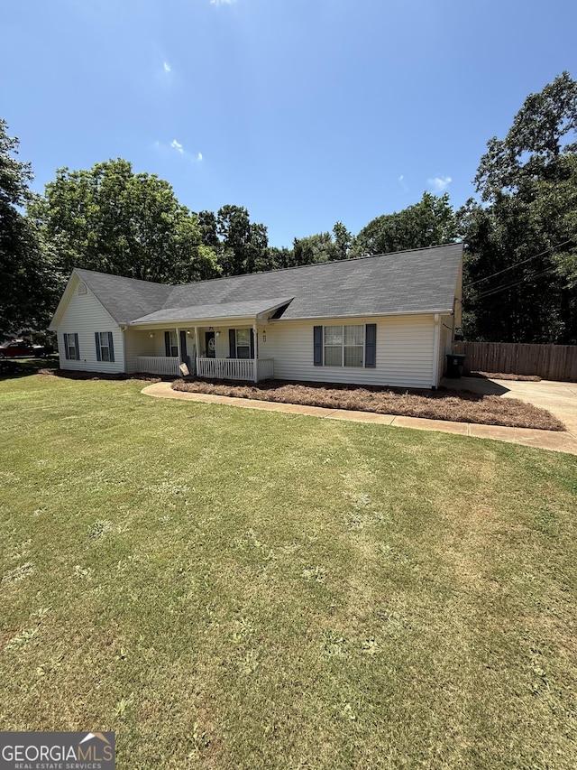 3005 Ryan Rd, Locust Grove, GA 30248 - ranch-style house with covered porch