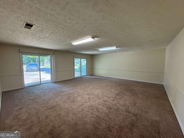 120 Squirrel Way, Atlanta, GA 30349 - spare room with carpet and a textured ceiling