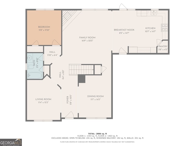237 Parc Dr, Canton, GA 30114 - view of room layout