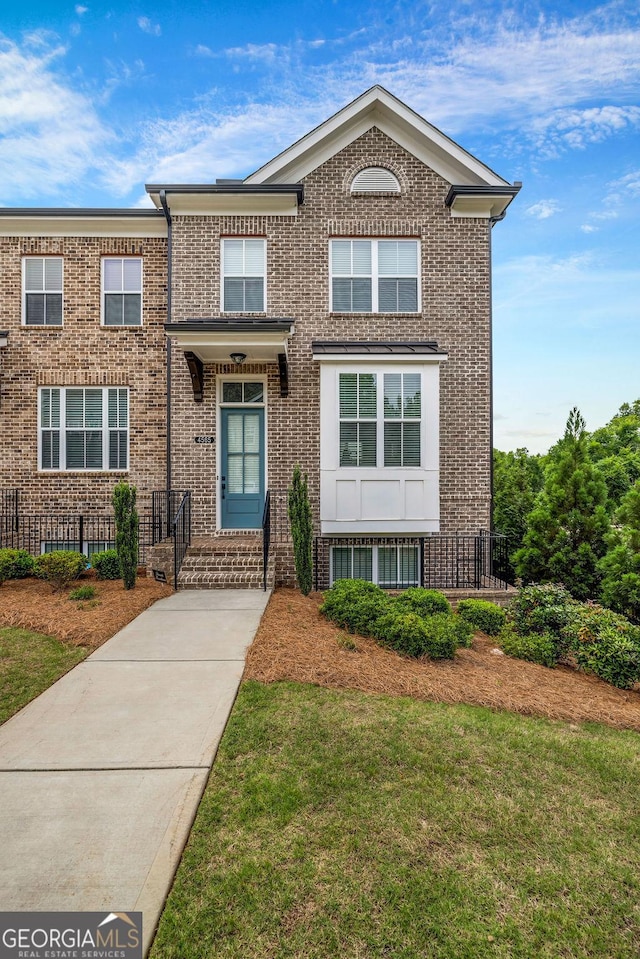 4565 Sims Park Overlook, Suwanee, GA 30024 - view of front of house with brick siding