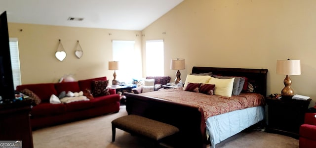 111 Tyndall St, Perry, GA 31069 - carpeted bedroom with vaulted ceiling