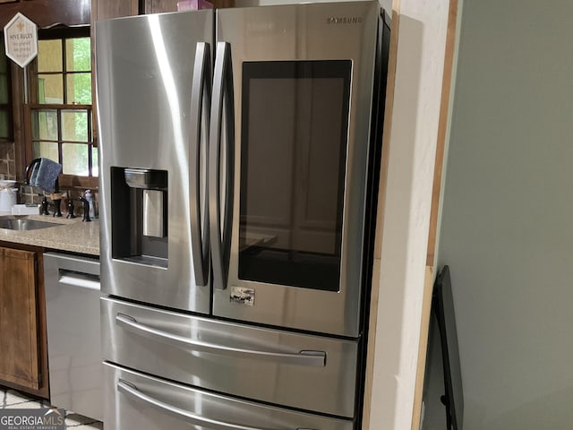 170 Beatrice St, Dallas, GA 30157 - kitchen with appliances with stainless steel finishes and light countertops