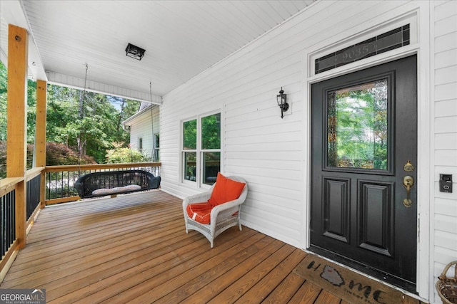 9035 Walnut Cove Ct, Gainesville, GA 30506 - view of porch