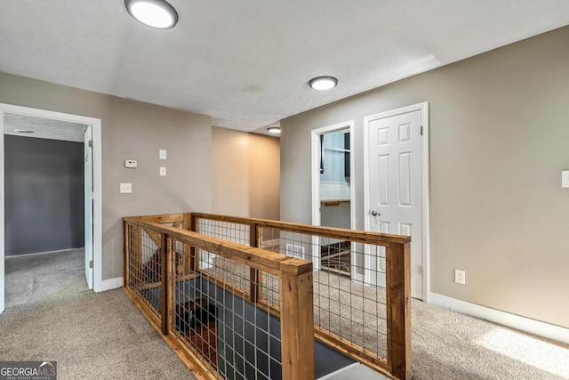 68 Riveree Rd, Brooks, GA 30205 - hall featuring carpet flooring and an upstairs landing