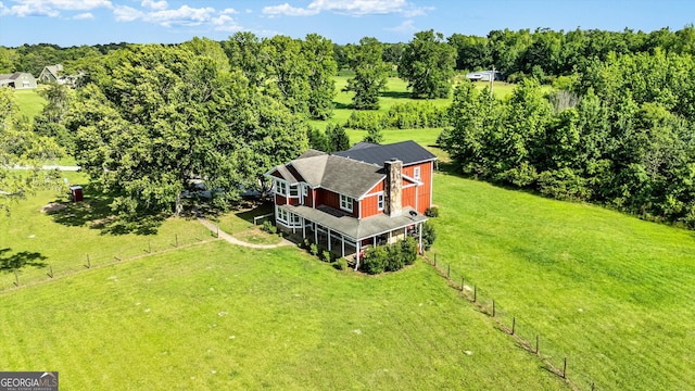 68 Riveree Rd, Brooks, GA 30205 - aerial view of property and surrounding area