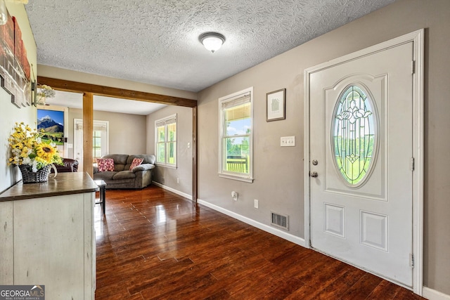 68 Riveree Rd, Brooks, GA 30205 - entrance foyer featuring wood finished floors and a textured ceiling