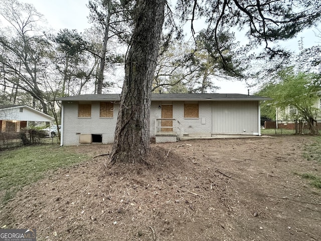 4390 Mercer Rd, Decatur, GA 30035 - rear view of house featuring brick siding