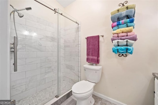 10650 Colony Glen Dr, Johns Creek, GA 30022 - bathroom with a stall shower and vanity