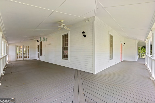 441 Crumbley Rd, Mcdonough, GA 30252 - porch with ceiling fan