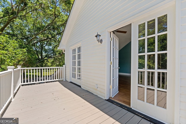 441 Crumbley Rd, Mcdonough, GA 30252 - deck with french doors
