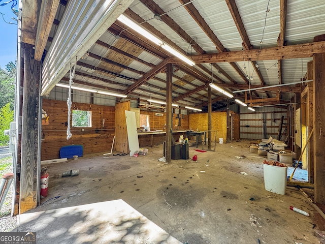 441 Crumbley Rd, Mcdonough, GA 30252 - misc room with a garage