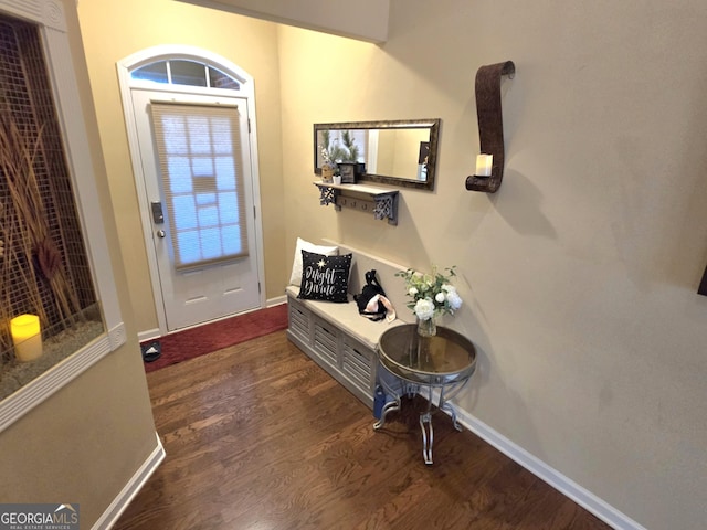 4860 Berkeley Glen Dr, Peachtree Corners, GA 30092 - foyer with wood finished floors and baseboards