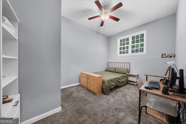 1359 Chatley Way, Woodstock, GA 30188 - carpeted bedroom with baseboards and a ceiling fan