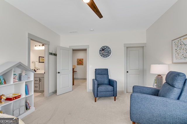 485 Delaperriere Loop, Jefferson, GA 30549 - sitting room with light colored carpet and baseboards