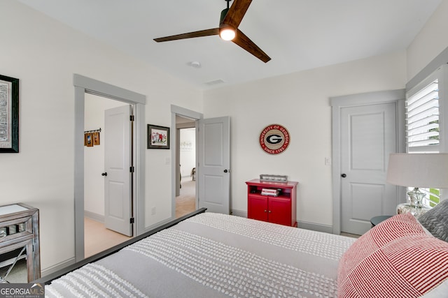 485 Delaperriere Loop, Jefferson, GA 30549 - bedroom featuring a ceiling fan and baseboards