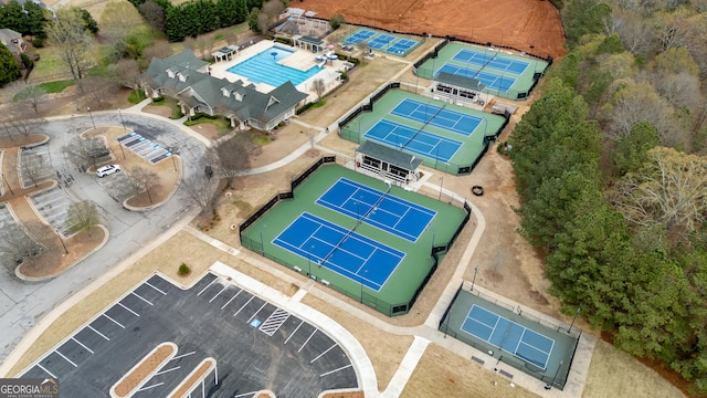 485 Delaperriere Loop, Jefferson, GA 30549 - aerial view of property's location featuring a pool