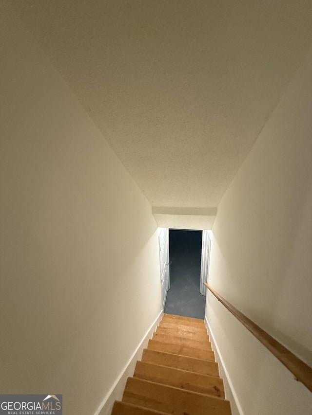 261 Sally Duke Dr, Whitesburg, GA 30185 - stairs featuring baseboards