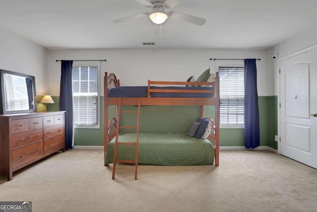 3980 Suwanee Place Dr, Suwanee, GA 30024 - carpeted bedroom with baseboards and a ceiling fan