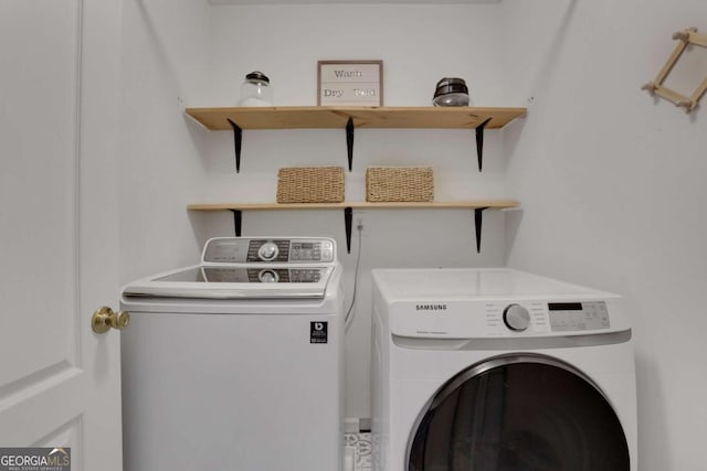 3980 Suwanee Place Dr, Suwanee, GA 30024 - laundry room with washer and clothes dryer