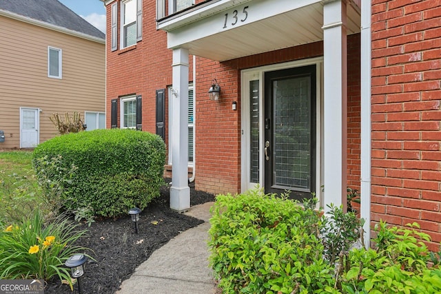 135 Clubhouse Dr NW, Kennesaw, GA 30144 - property entrance with brick siding