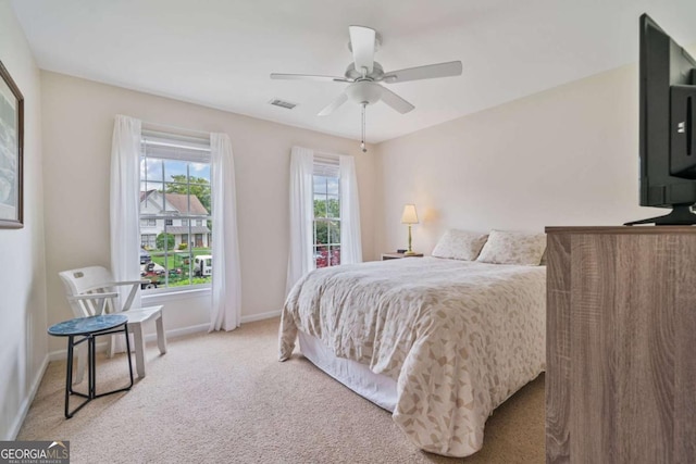 8045 Depford Way, Cumming, GA 30041 - carpeted bedroom with baseboards and ceiling fan