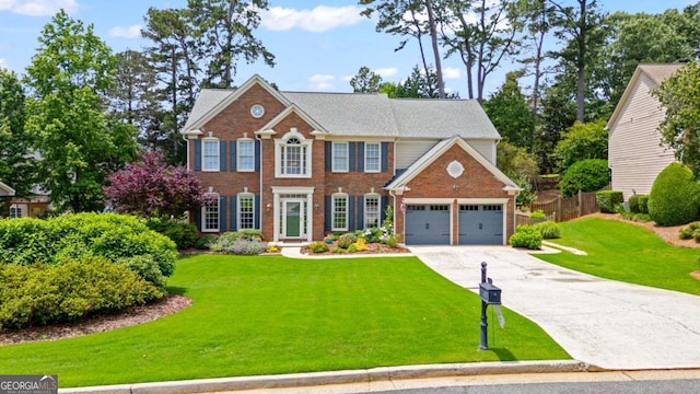 8045 Depford Way, Cumming, GA 30041 - view of front of house featuring concrete driveway and brick siding